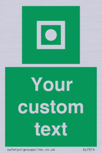 Custom sign safe condition Shipboard general alarm