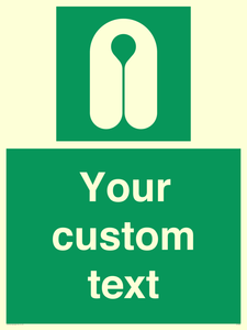 Custom sign safe condition Lifejacket