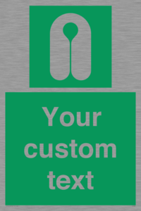 Custom sign safe condition Lifejacket