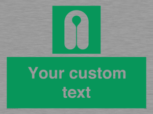 Custom sign safe condition Lifejacket