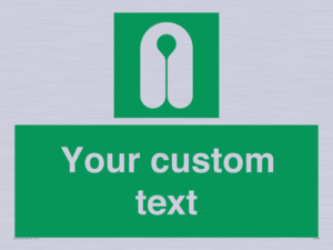 Custom sign safe condition Lifejacket