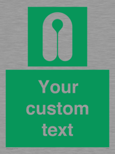 Custom sign safe condition Lifejacket