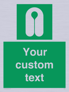 Custom sign safe condition Lifejacket