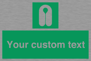 Custom sign safe condition Lifejacket