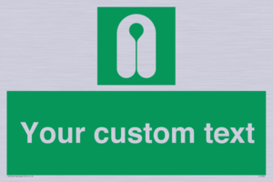 Custom sign safe condition Lifejacket