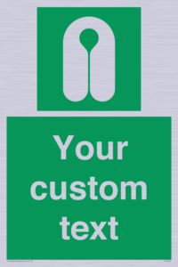 Custom sign safe condition Lifejacket