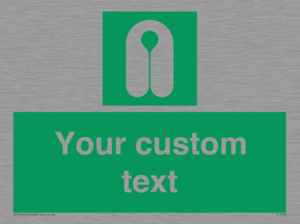 Custom sign safe condition Lifejacket