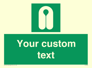 Custom sign safe condition Lifejacket