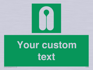 Custom sign safe condition Lifejacket