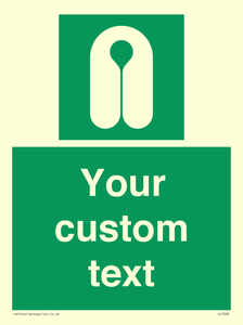 Custom sign safe condition Lifejacket