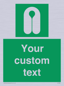 Custom sign safe condition Lifejacket
