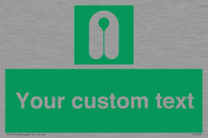 Custom sign safe condition Lifejacket