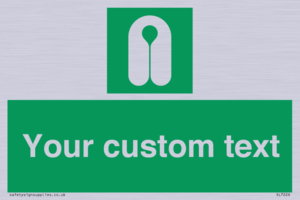 Custom sign safe condition Lifejacket