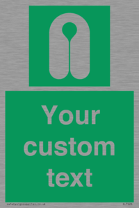 Custom sign safe condition Lifejacket