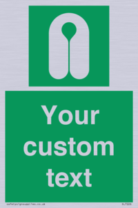 Custom sign safe condition Lifejacket