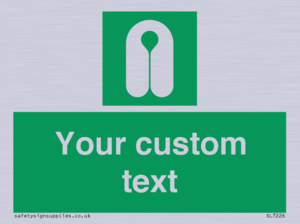 Custom sign safe condition Lifejacket
