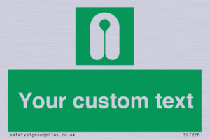 Custom sign safe condition Lifejacket