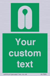 Custom sign safe condition Lifejacket