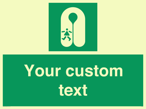 Custom sign safe condition Child's lifejacket