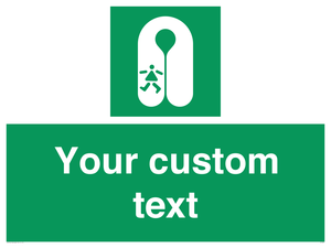 Custom sign safe condition Child's lifejacket
