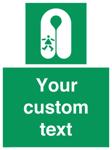 Custom sign safe condition Child's lifejacket