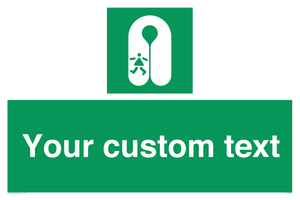 Custom sign safe condition Child's lifejacket