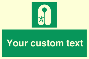 Custom sign safe condition Child's lifejacket