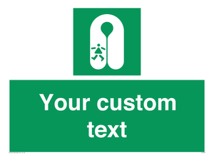Custom sign safe condition Child's lifejacket
