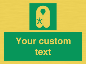 Custom sign safe condition Child's lifejacket