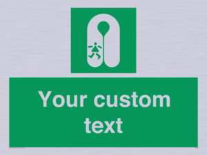 Custom sign safe condition Child's lifejacket