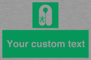 Custom sign safe condition Child's lifejacket