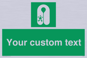 Custom sign safe condition Child's lifejacket