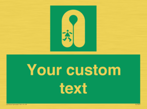 Custom sign safe condition Child's lifejacket