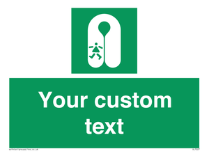 Custom sign safe condition Child's lifejacket