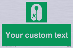 Custom sign safe condition Child's lifejacket