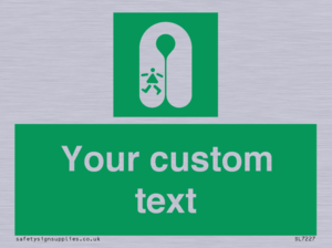 Custom sign safe condition Child's lifejacket