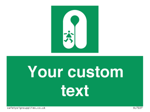 Custom sign safe condition Child's lifejacket