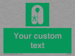 Custom sign safe condition Child's lifejacket