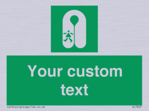 Custom sign safe condition Child's lifejacket