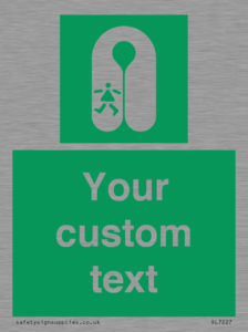 Custom sign safe condition Child's lifejacket