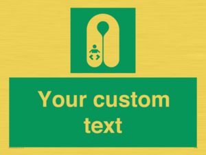 Custom sign safe condition Infant's lifejacket