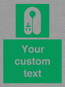 Custom sign safe condition Infant's lifejacket