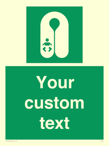 Custom sign safe condition Infant's lifejacket