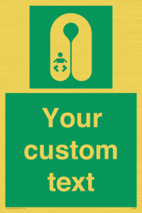 Custom sign safe condition Infant's lifejacket