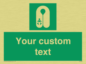 Custom sign safe condition Infant's lifejacket