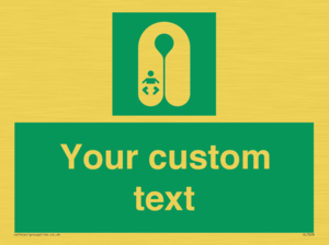 Custom sign safe condition Infant's lifejacket