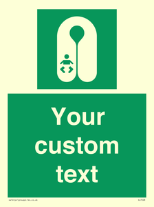 Custom sign safe condition Infant's lifejacket