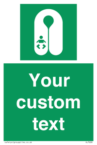 Custom sign safe condition Infant's lifejacket