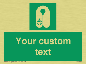 Custom sign safe condition Infant's lifejacket