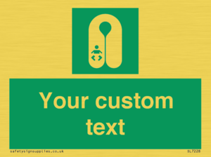 Custom sign safe condition Infant's lifejacket